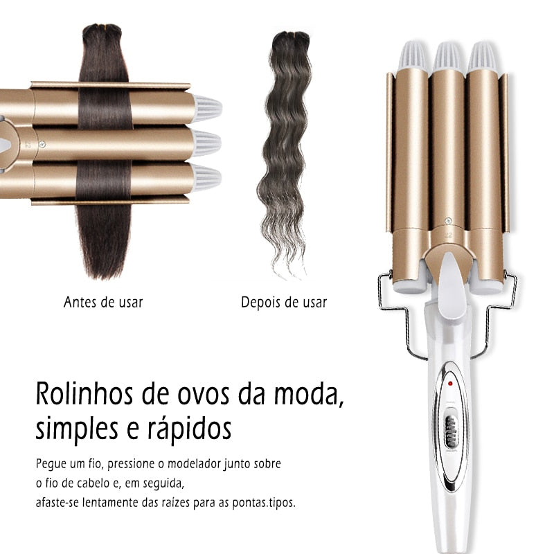 Babyliss Modelador Triondas Triplo